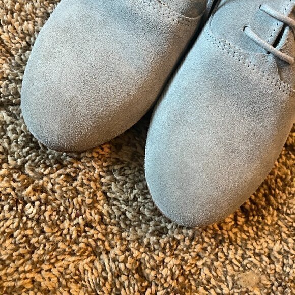 Fred de la Bretoniere grey suede lace up oxford shoes - Picture 2 of 6